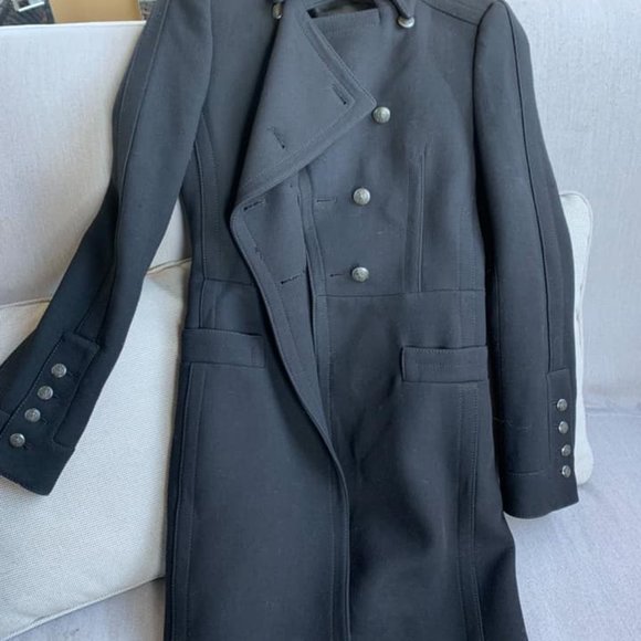 Structured Military Jacket (Black) - Picture 3 of 7